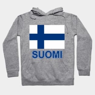 Suomi - The Pride of Finland - Finnish Flag Design Hoodie